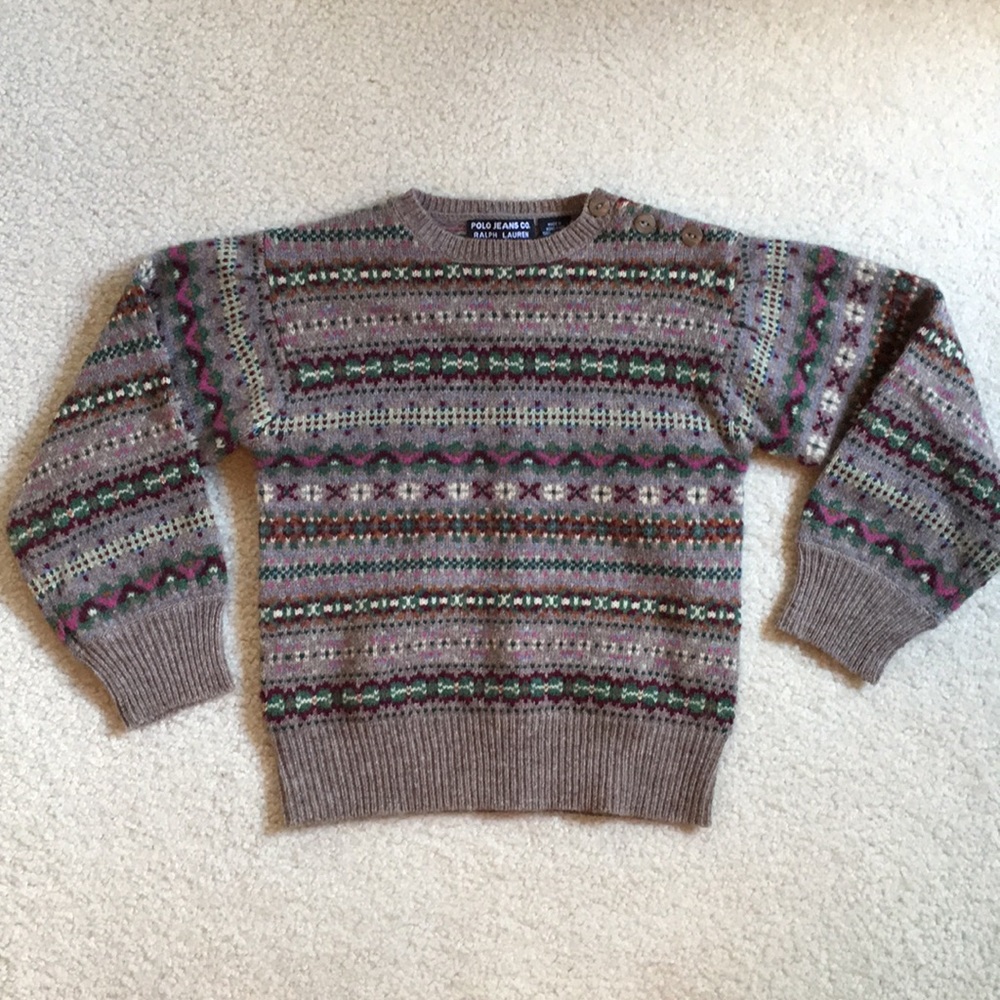 EUC Ralph Lauren knit crewneck sweater